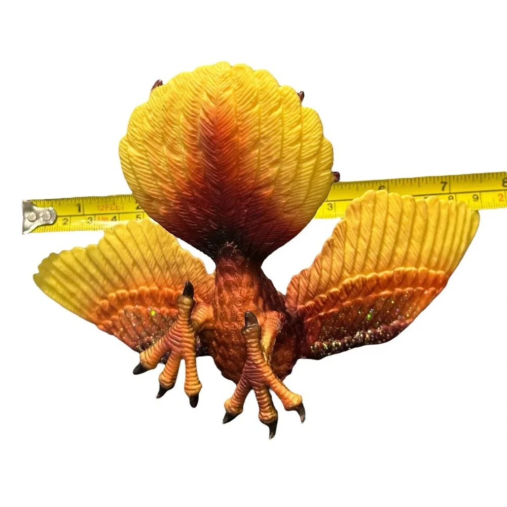 Schleich World of Knights 2004  Phoenix Fantasy‎ Fire Dragon Gold Glitter Figure